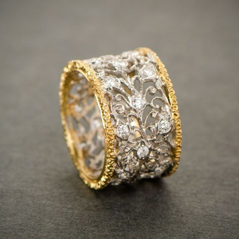 Eleganter Vintage Zirkonia Efeu-inspirierter Ring